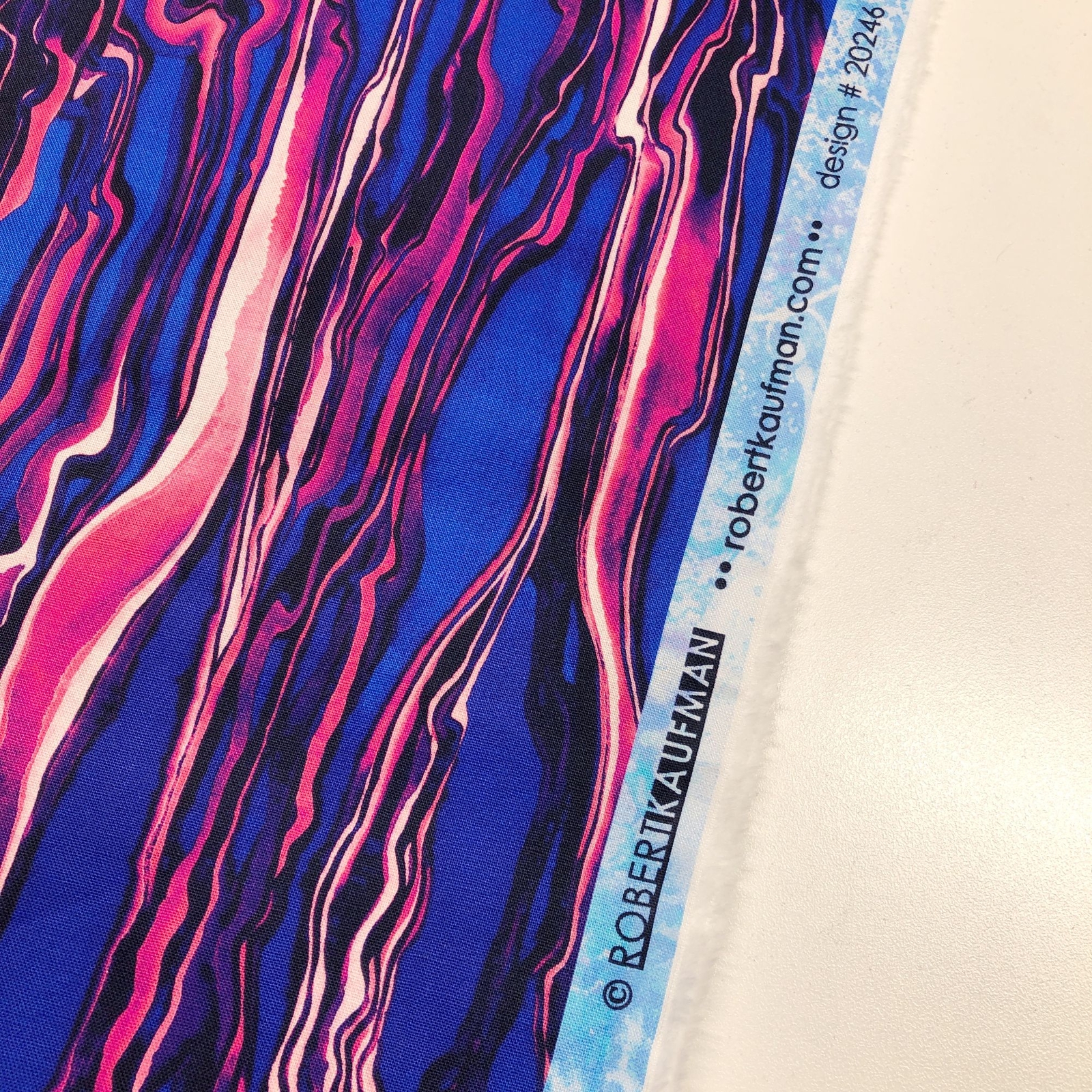 1 Yard Wishwell Wild Blue Vanessa Lillrose Cotton Fabric Robert Kaufman BTY