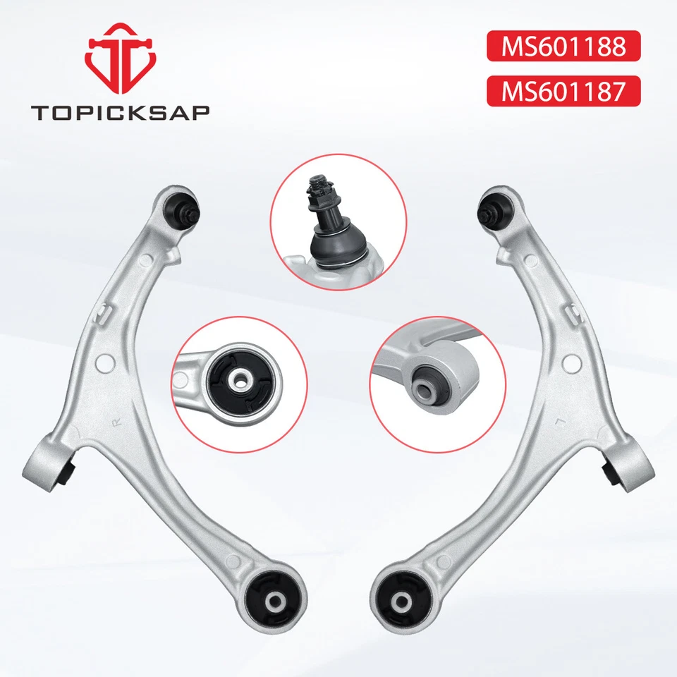 JUEGO DE 2 PARES DE BRAZOS DE CONTROL INFERIORES DELANTEROS PARA HONDA ODYSSEY 2011-2017 Foto 4 de 4