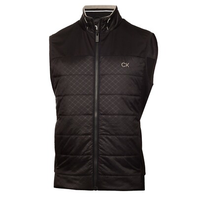 Calvin Klein Golf Herren MALDEN Hybrid Weste, Farbe: Black Größe: S
