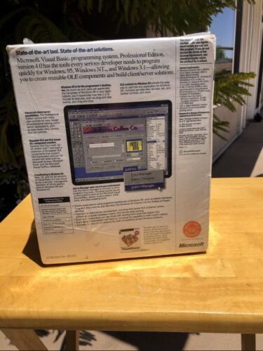 NEW Microsoft Visual Basic 4.0 Professional Upgrade Version Windows (Sealed). - Picture 2 of 6