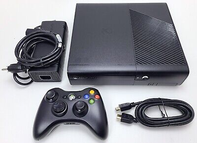 Restored Microsoft Xbox 360 E Slim 4GB Console with Kinect Sensor