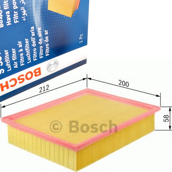 Bosch F026400097 Luftfilter FüR Opel Corsa D 1.0-1.4 07.06-08.14-image