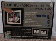 Pandigital Pantouch 10.4" LCD Digital Photo Frame PAN1002W02T NEW IN BOX