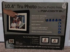 Pandigital Pantouch 10.4" LCD Digital Photo Frame  PAN1002W02T NEW IN BOX