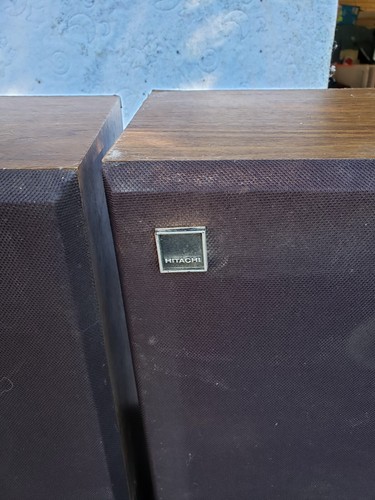 Vintage 1978 Hitachi 2 Way Speakers SS-82A. A Pair. - Picture 2 of 5