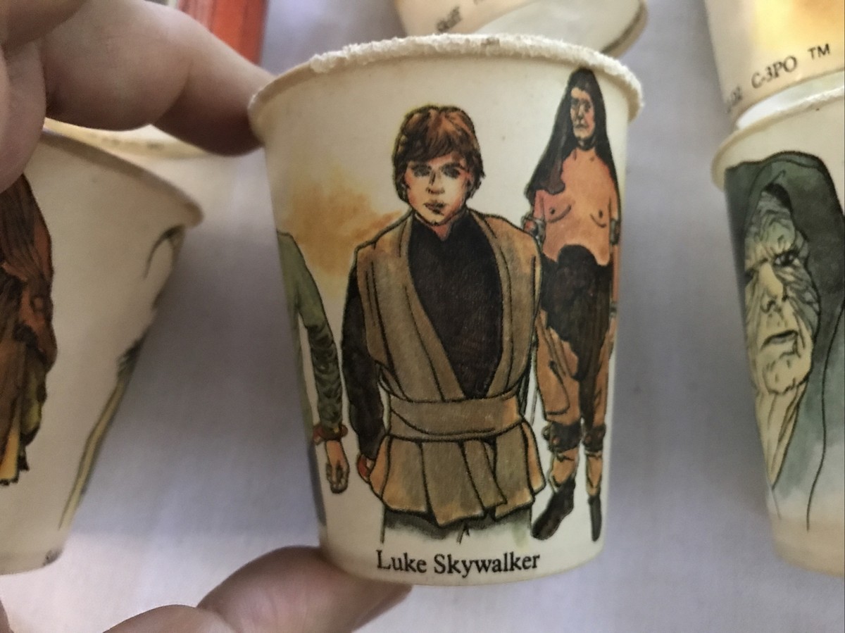 7 DIFFERENT VINTAGE 1983 STAR WARS VINTAGE DIXIE CUPS | eBay