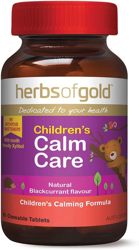 Herbs of Gold Children'S Calm Care Chewable 60 Tablets,, Blackcurrant 60 Count - Picture 6 of 12