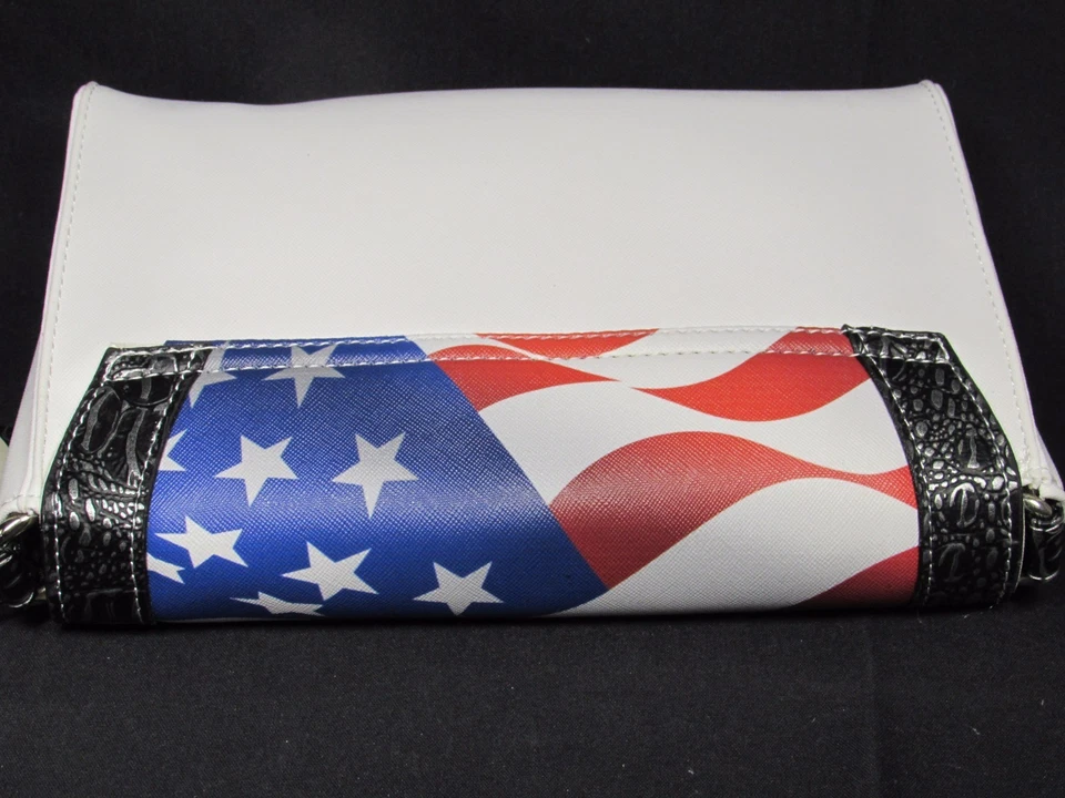 Mossy Oak AMERICAN FLAG Messenger Handbag Purse LIQUIDATION PRICED BLOWOUT SALE Foto 2 de 4