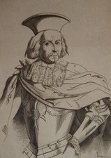 FRANCOIS MOROSINI Gravure JACQUEMIN Costumes Militaires MARINE Peloponesiaque