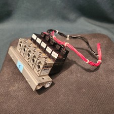 SMC NV110 24v DC solenoid valves with manifold