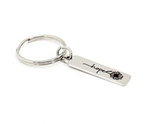 Hope Charm Keychain, Affirmation Gift, Positivity Gift, Positive Mindset