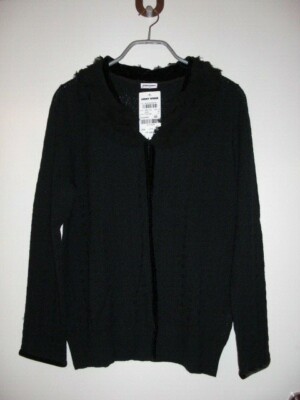GERRY WEBER Strickjacke schwarz 44 NEU besonders hochwertig