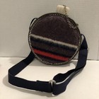 Vintage Boy Scout Canteen with Wool/Flannel Sides, 7-1/2 Inches Round.