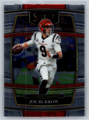 2021 Panini Select #9 Joe Burrow Cincinnati Bengals