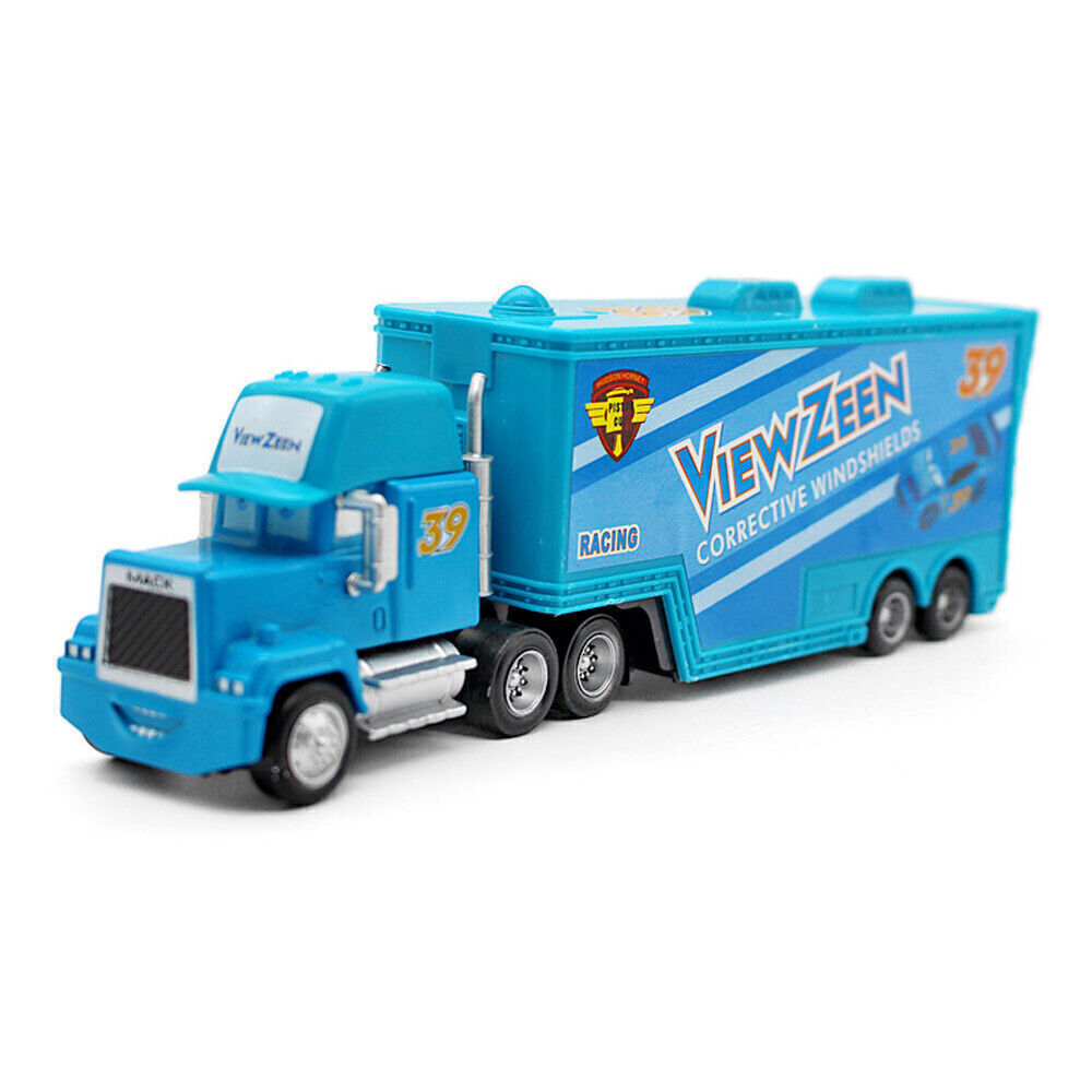 Disney Pixar Plane And Cars Lightning McQueen Mack Hauler Truck & Car Luigi - Picture 248 of 316