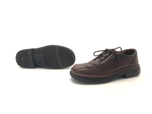 Zapato bajo Josef Seibel para hombre con cordones mocasines Comfort marrón talla 42 (Reino Unido 8) - Imagen 6 de 8