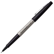 8330152 Papermate Flair Porous Point Stick Pens, Ultra Fine Pt, Black, Box of 12