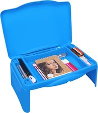 Foldable Multi-Purpose Activity Lap Desk - Dark Blue Portable Folding Lap Stand