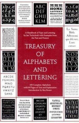 Treasury of Alphabets & Lettering by Jan Tschichold PB Handbook 1st Ed 1st Print