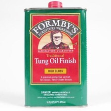 Formby's Tung Oil Finish HIGH Gloss 16 oz Metal Can with 14-7/8 oz Traditional