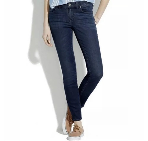 Madewell Skinny Skinny Ankle Dark Wash 