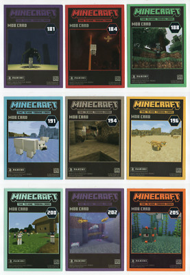 2022 Panini Minecraft Time to Mine MOB Choose Your Trading Card/s