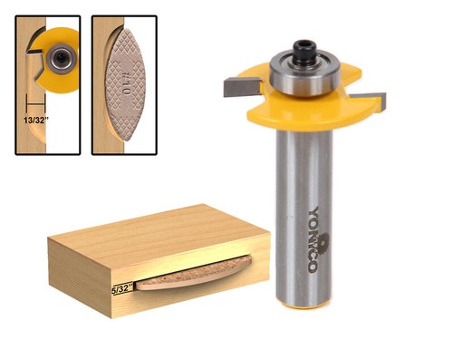#10 Biscuit Joint Slot Cutter Router Bit - 1/2" Shank - Yonico 14183 - 第 1/1 張圖片