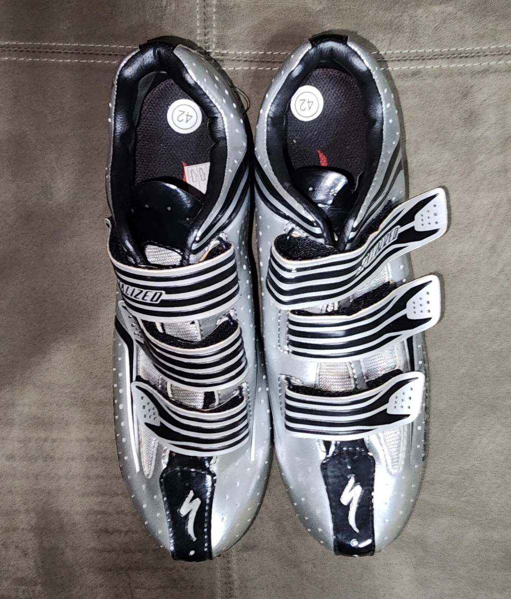 Specialized 3 Bolt Silver Cycling Shoes for Men for sale | eBay display picture 2