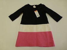 Gymboree Sweatshirt For Leggings Girls Size 4 Long Pink  Black Striped Bow New
