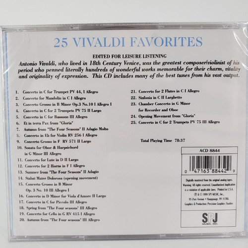 NEW 4 CD lot 25 Favorites Tchaikovsky, Vivaldi, Handel, Beethoven - Picture 11 of 12