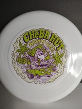 White 4/20 Cheba Hut 9" Frisbee High Flying Disc 420 Marijuana Weed Promo 2023
