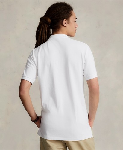 NWT Sz 2XLT Polo Ralph Lauren Men's White Soft Luxe Cotton Polo Shirt Big & Tall - Picture 4 of 24