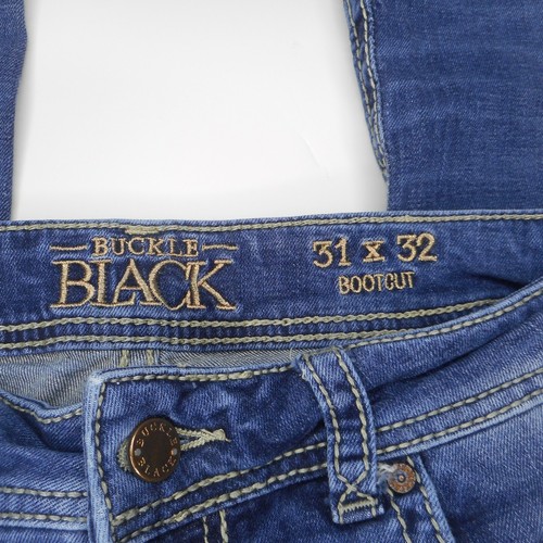 Buckle Black Fit No. 29 Boot Women's Jeans Light Wash 31 x 32 Distressed - Picture 3 of 11