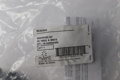 Nvent Mounting Kit With Insulator & Bracket 1500V 3/8-16 B548A46 
