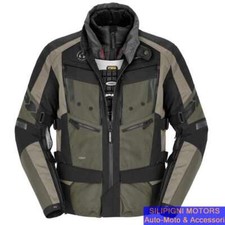 SPIDI 4 SEASON EVO D265 Giacca Moto H2OUT 3 Strati Col. 265 Militare 4 Stagioni