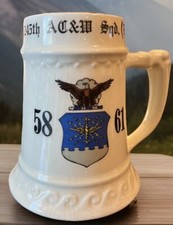 VTG Mug Air Force USAF 1958-1961 Squeeks 3245 AC&M Sqd Made In USA