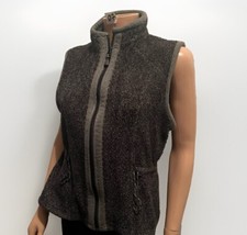 Woolrich Onyx Heather Gray Vest Women  s Size Large