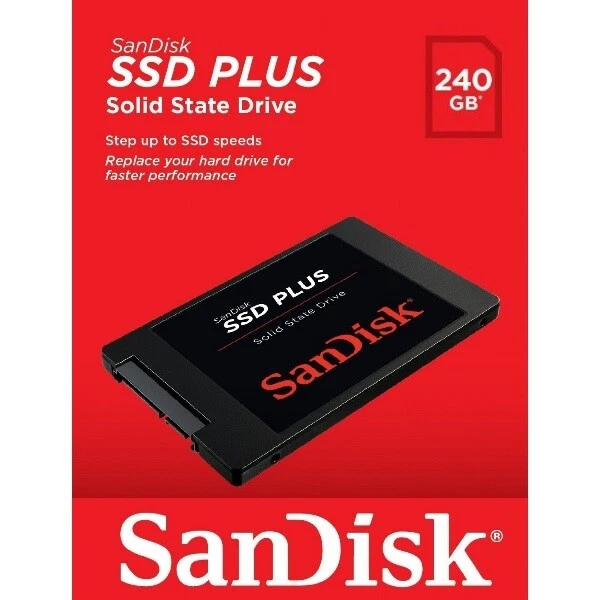 kutter Lege med Mammoth SANDISK SSD PLUS Serial 240GB Internal Solid State Drive SDSSDA-240G-G25  2.5&#034; | eBay