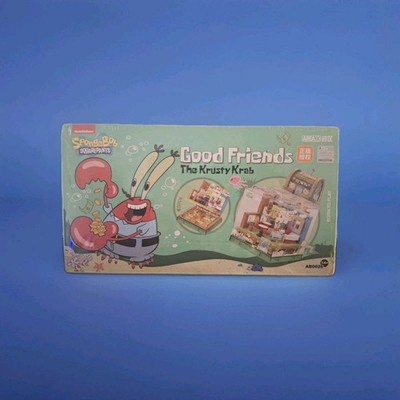 AREA-X Good Friends SpongeBob The Krusty Krab Building Blocks - Ships From USA