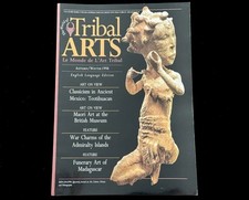 TRIBAL ART MAGAZINE #19  AUTUMN 1998  MAORI ART IN BRITISH MUSEUM ADMIRALTY ISLE