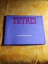 Tetris Nintendo, 1989 NES Instruction Manual Booklet Book ONLY OEM