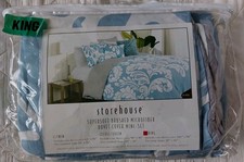 STOREHOUSE KING DUVET COVER 106X90  2 PILLOW SHAMES 20X36 NEW OPENED PACKAGE