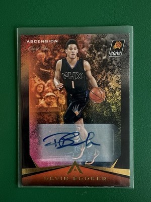 Devin Booker 2017-18 True One Of One Panini Ascension Black 1/1  Auto