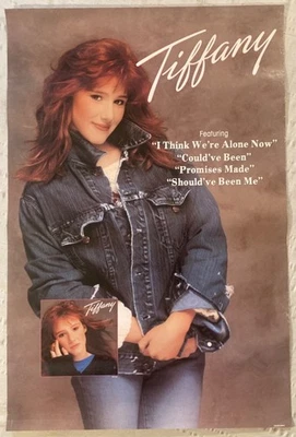 Tiffany 1987 Promo Poster I Think We’re Alone Now A - Image 1 of 4