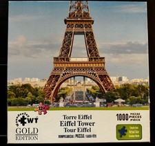 WuundenToy Gold Edition Puzzle 1000 Piece EIFFEL TOWER Sealed