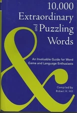 10,000 Extraordinary and Puzzling Words, robert-h-hill