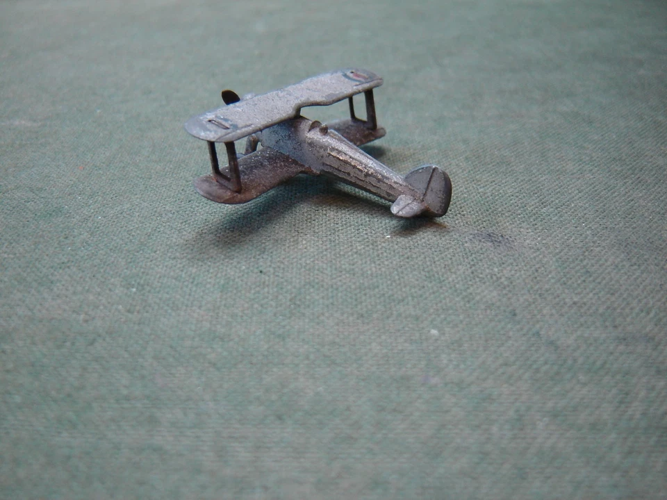 1936 Dinky Toys 60p Diecast Gloster Gladiator Plane Pre-war Version 1936 - 1939 - Image 4 of 4