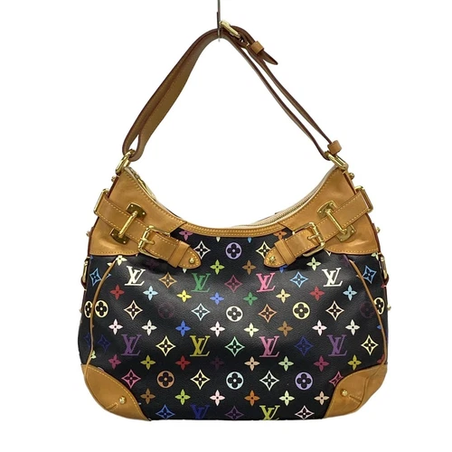 Auth LOUIS VUITTON Greta M40196 Noir Monogram Multicolore CA0161 Shoulder Bag
