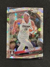 ALLISHA GRAY 2025 Panini Prizm WNBA SILVER CRACKED ICE HOLO Atlanta Dream #16