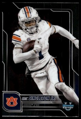 2025 Bowman Chrome University #186 Eric Singleton Jr.
